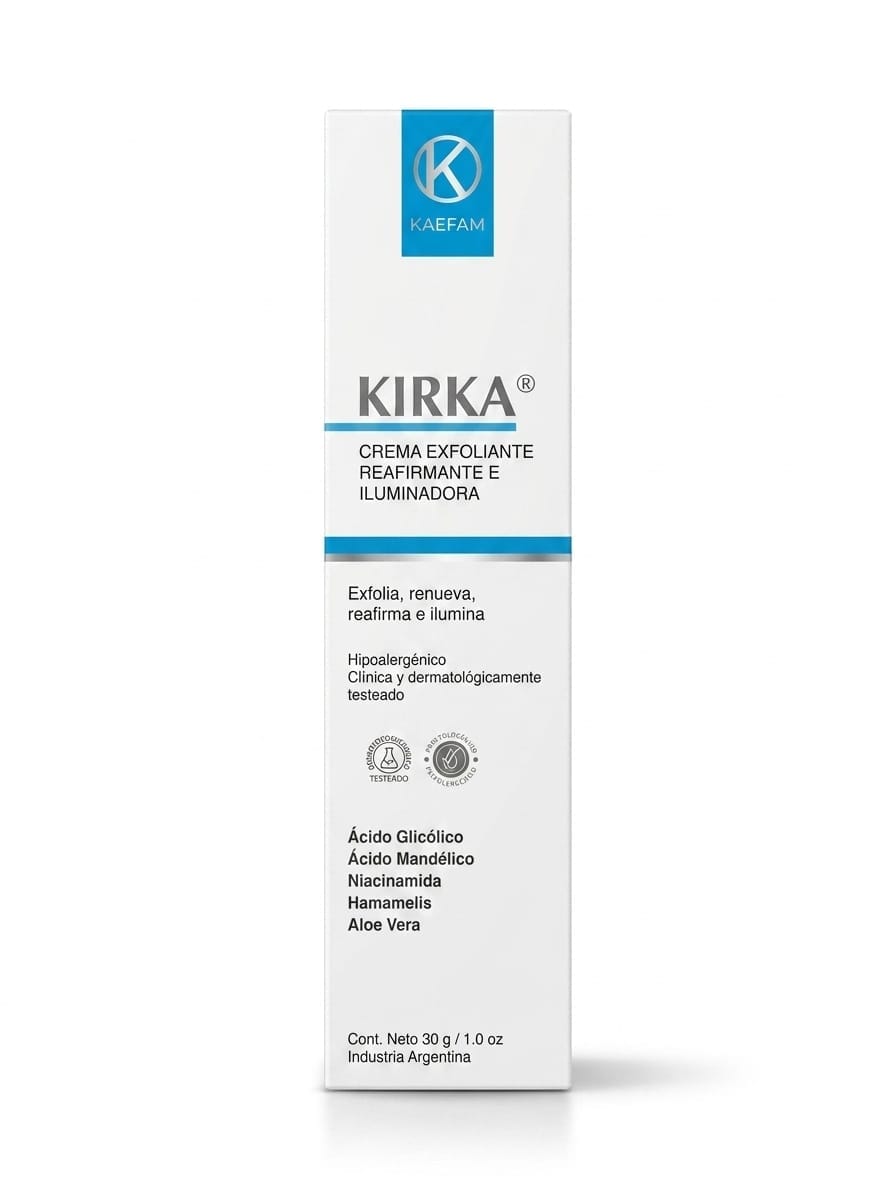 KIRKA® – Crema Exfoliante Reafirmante e Iluminadora - KAEFAM